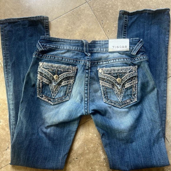 Vigoss ladies, the Dallas boot cut Jean preowned very good condition size 28 - Picture 11 of 16